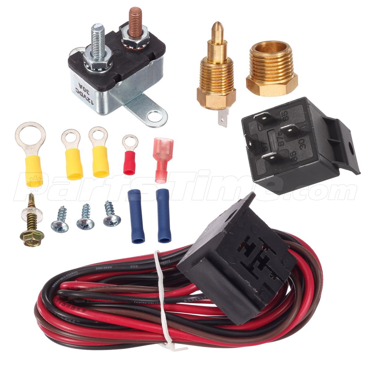 instruction of cooling fan relay kit