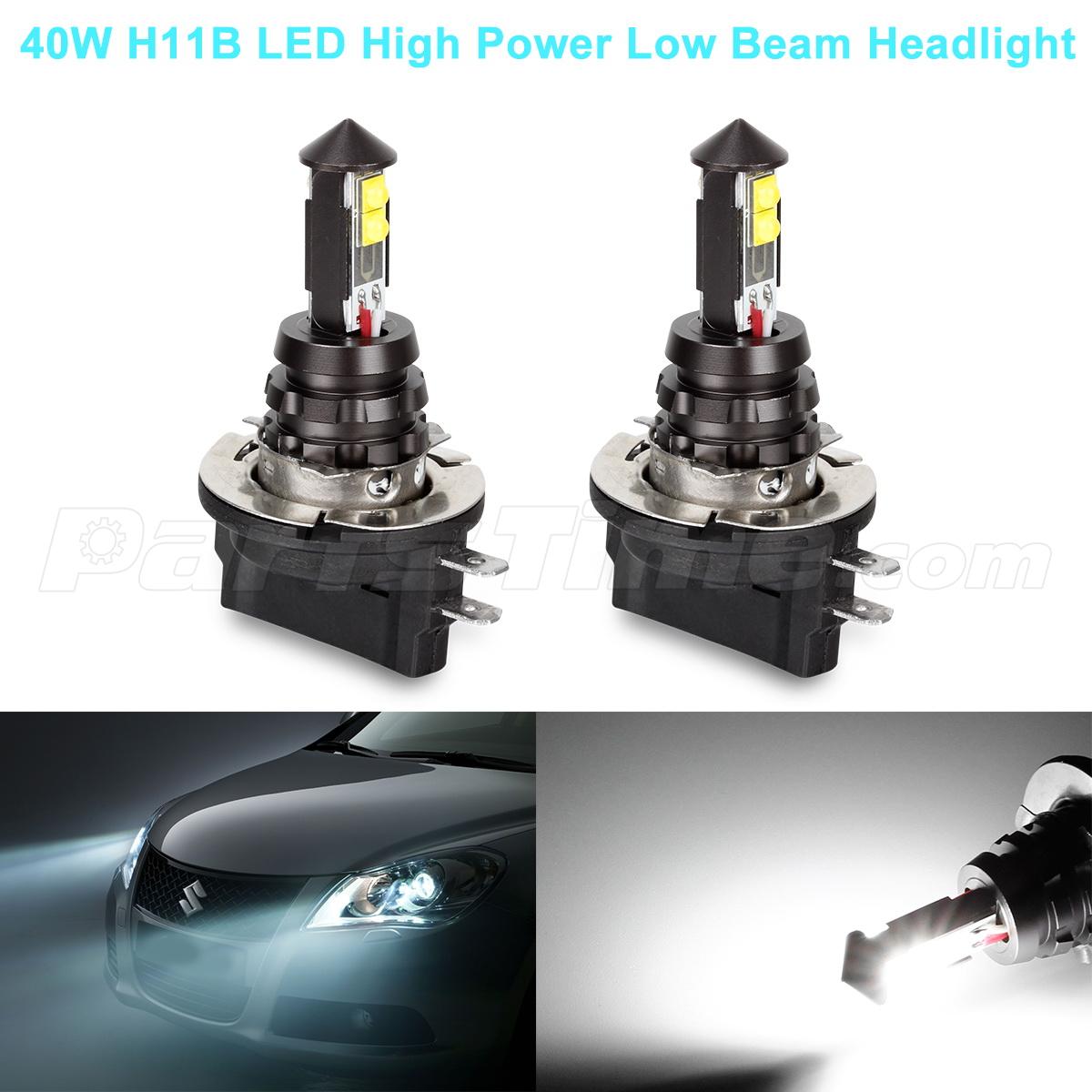 For Kia 20062015 Headlamp Low beam LED bulb 40W H11B 1500LM Super